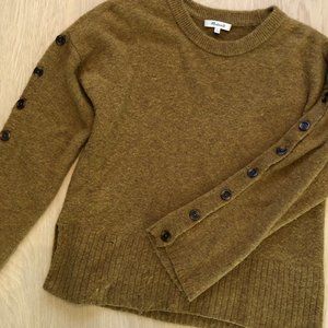 Beautiful Buttoned Wool Madewell Sweater